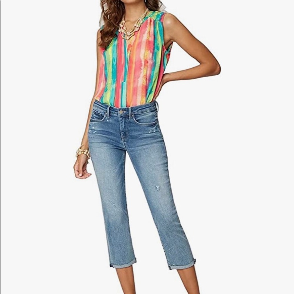 NYDJ Chloe Capri Jeans Size 6 NWT